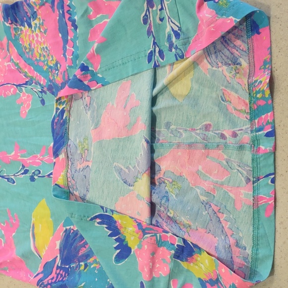 Lilly Pulitzer Shorely Blue Sandstorm Riva Dress Size Extra Small EUC - Picture 11 of 12